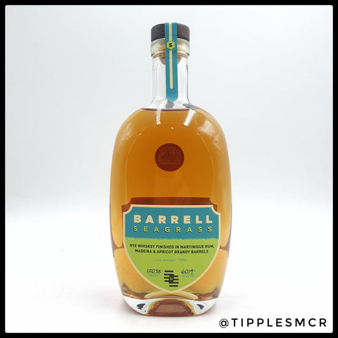 Barrell Seagrass Cask Strength Whiskey