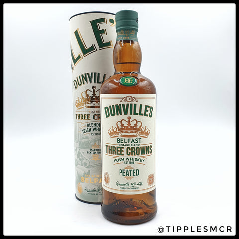 Dunville's Three Crowns Peated Blended Irish Whiskey